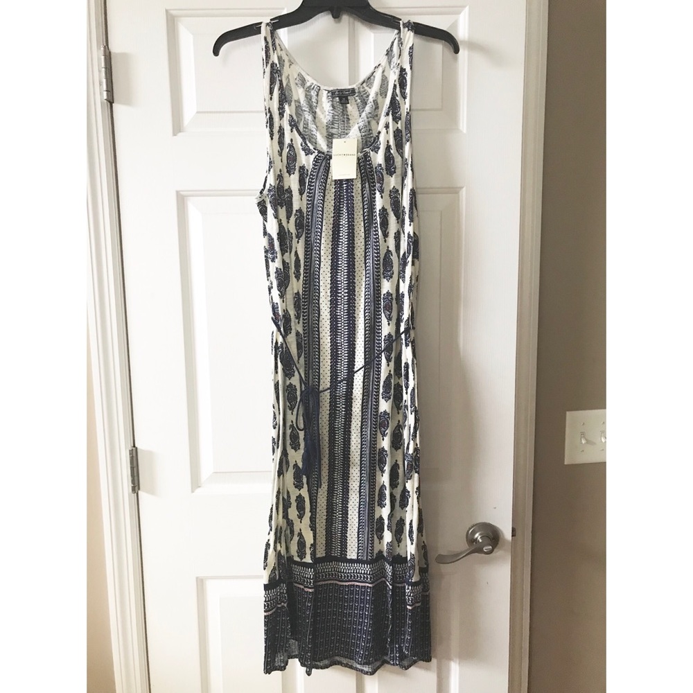NWT Lucky Brand Boho Paisley Midi Dress M